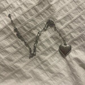 lana del rey silver stainless steel necklace